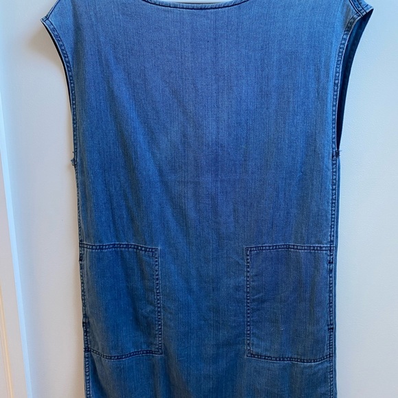 Aritzia Wilfred Free denim dress.
